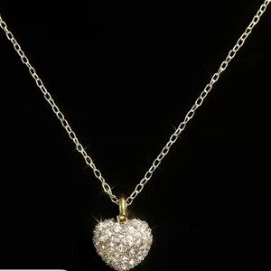 Elegant 18k gold plated  Heart Pendant Necklace